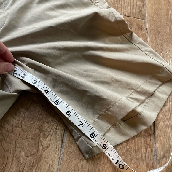 Perry Ellis Tan Polyester Lightweight Casual Golf Shorts Men's 34 - Picture 7 of 7